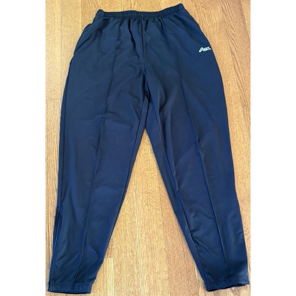 Asics Other - Asics Jogger With Leg Ankle Zip Pockets Black Men's Size M Cuffed Athleisure